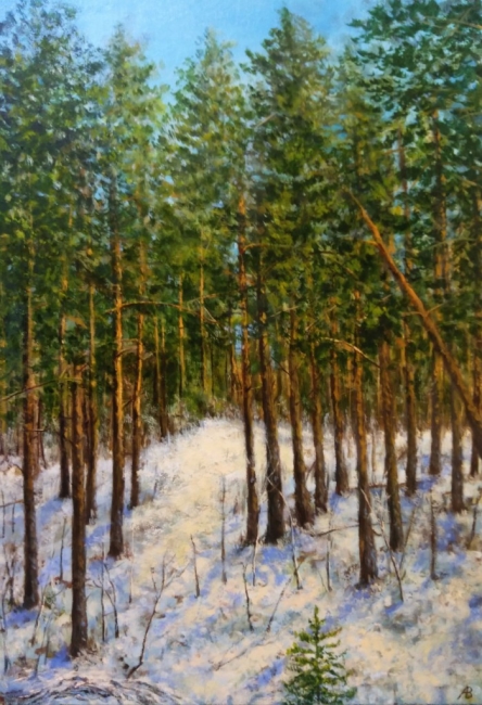  В зимнем лесу / In the Winter Forest 